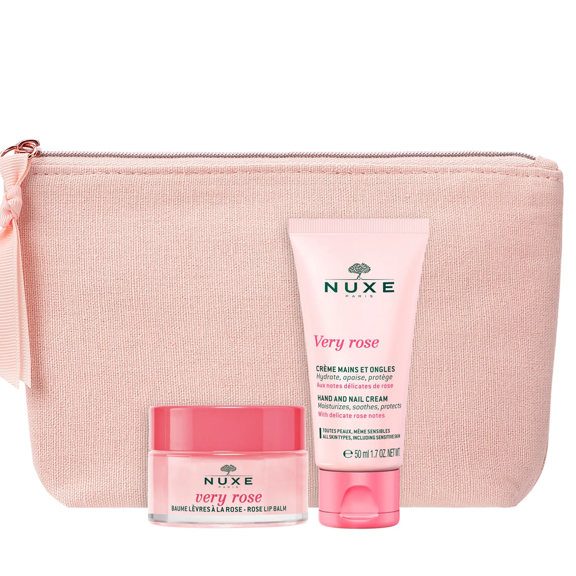 NUXE Zum Kleinen Preis | Handcreme*Duo Lippen und Hände, Very Rose