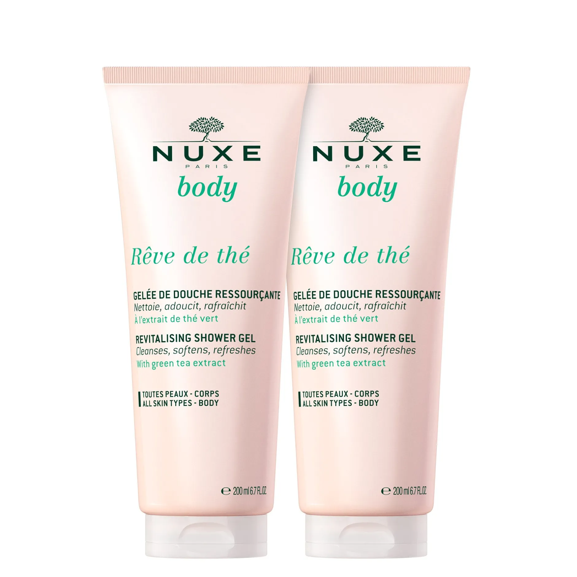 NUXE Duschgel*Duo Resourcing Shower Gelées, Rêve de thé