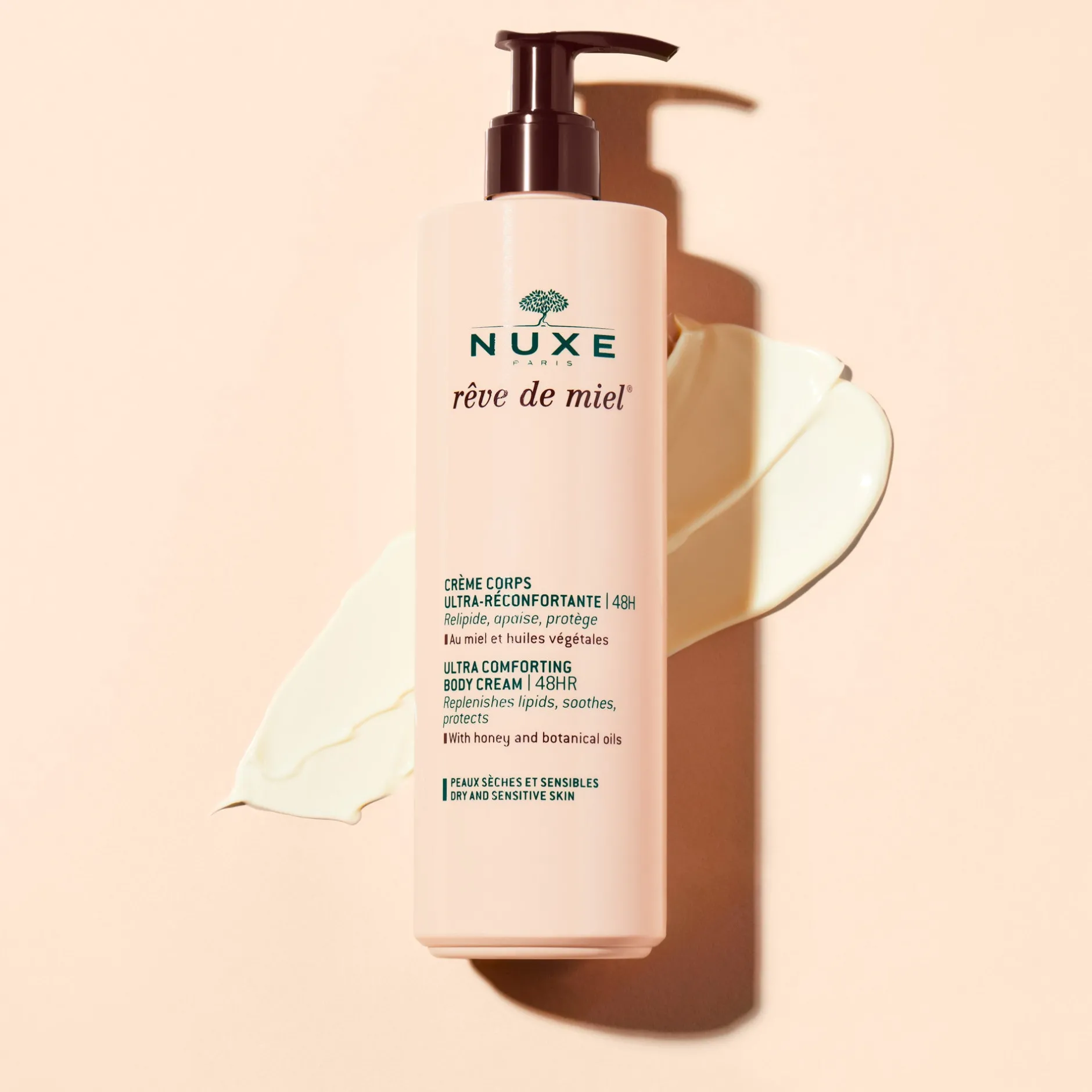 NUXE Körpercreme | Duschgel*Duo Waschgel und Körpercreme, Rêve de Miel®.