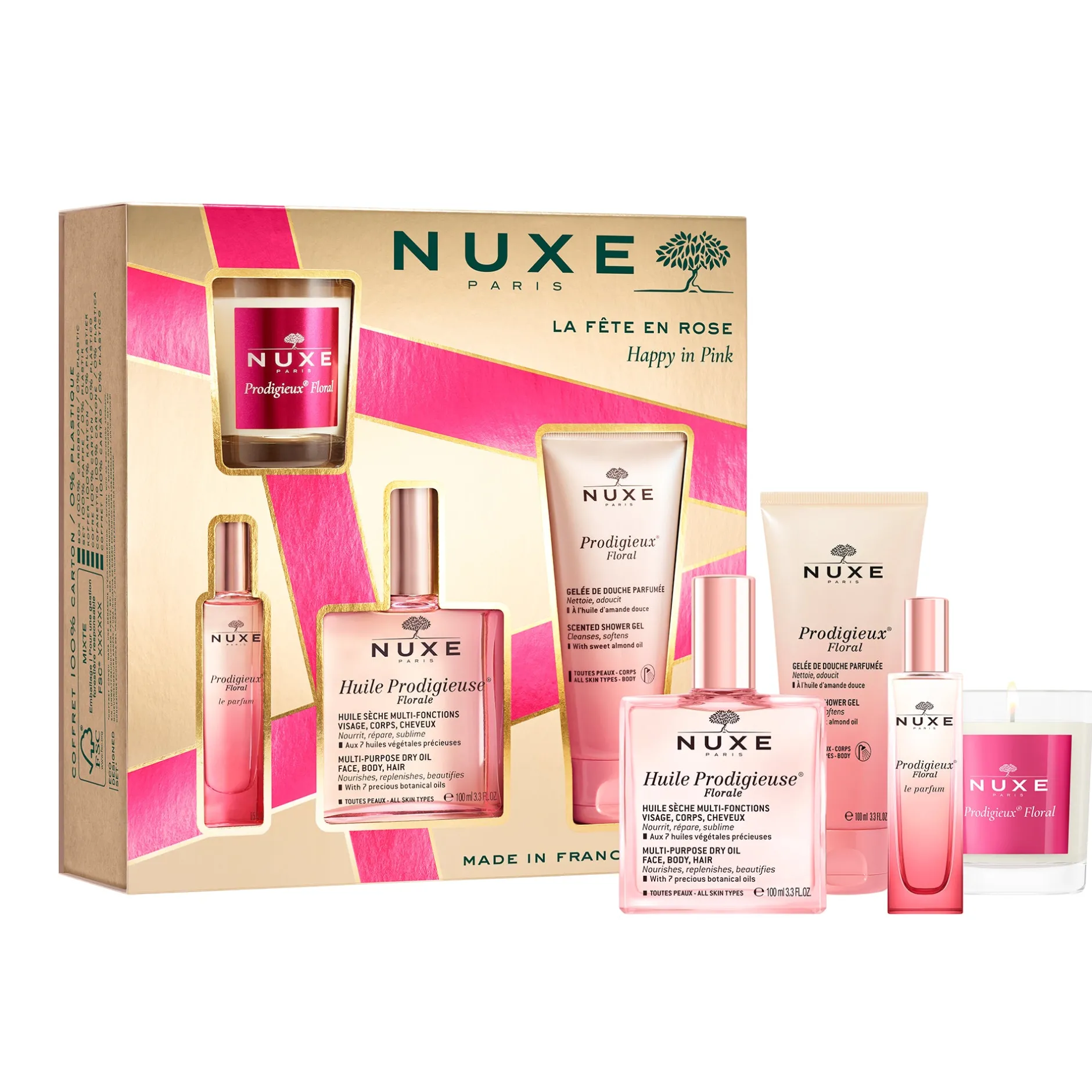 NUXE Geschenksets | Körperöl*Geschenkset "La Fête en Rose