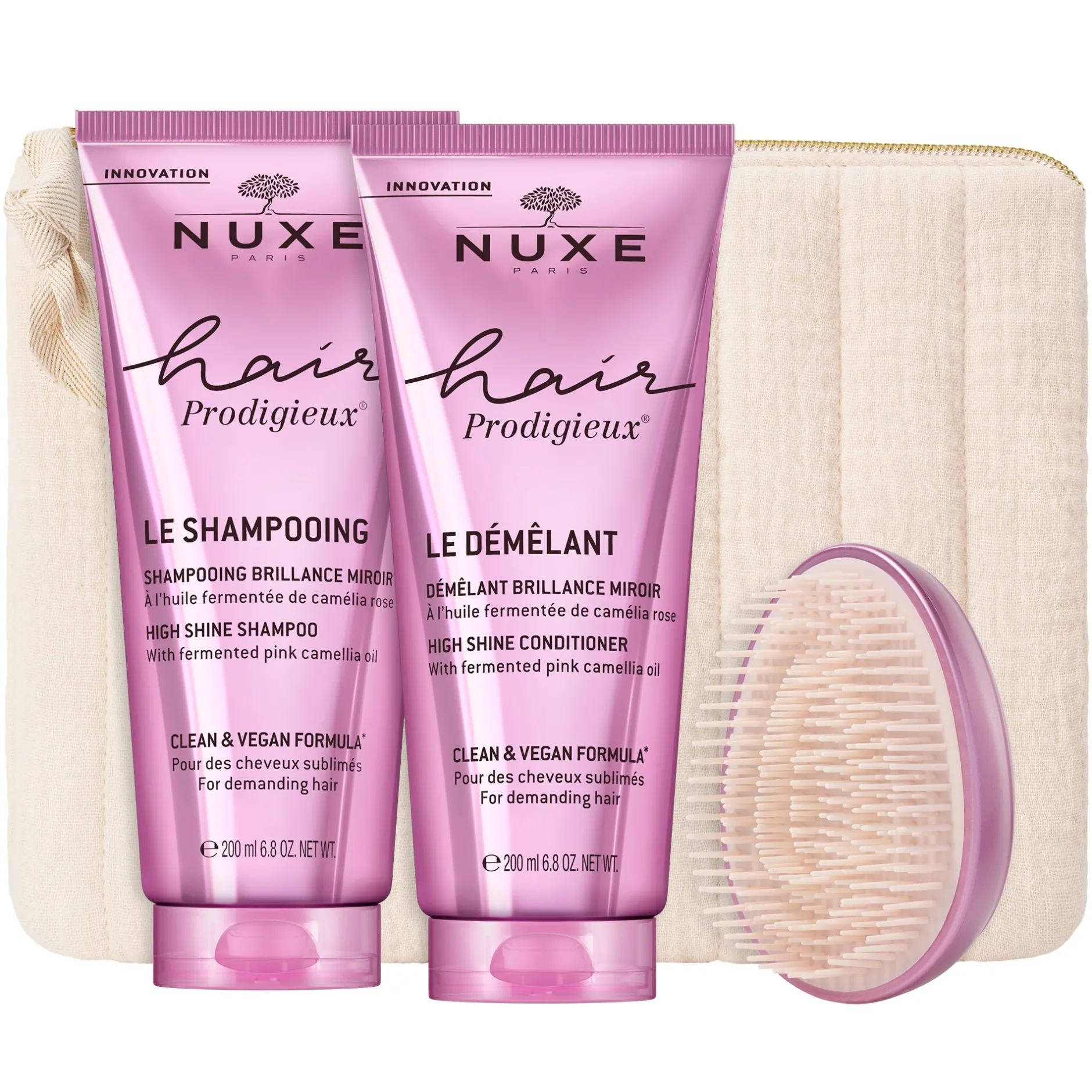 NUXE Conditioner | Shampoo*Hair Prodigieux® Haarpflege-Duo & Bürste