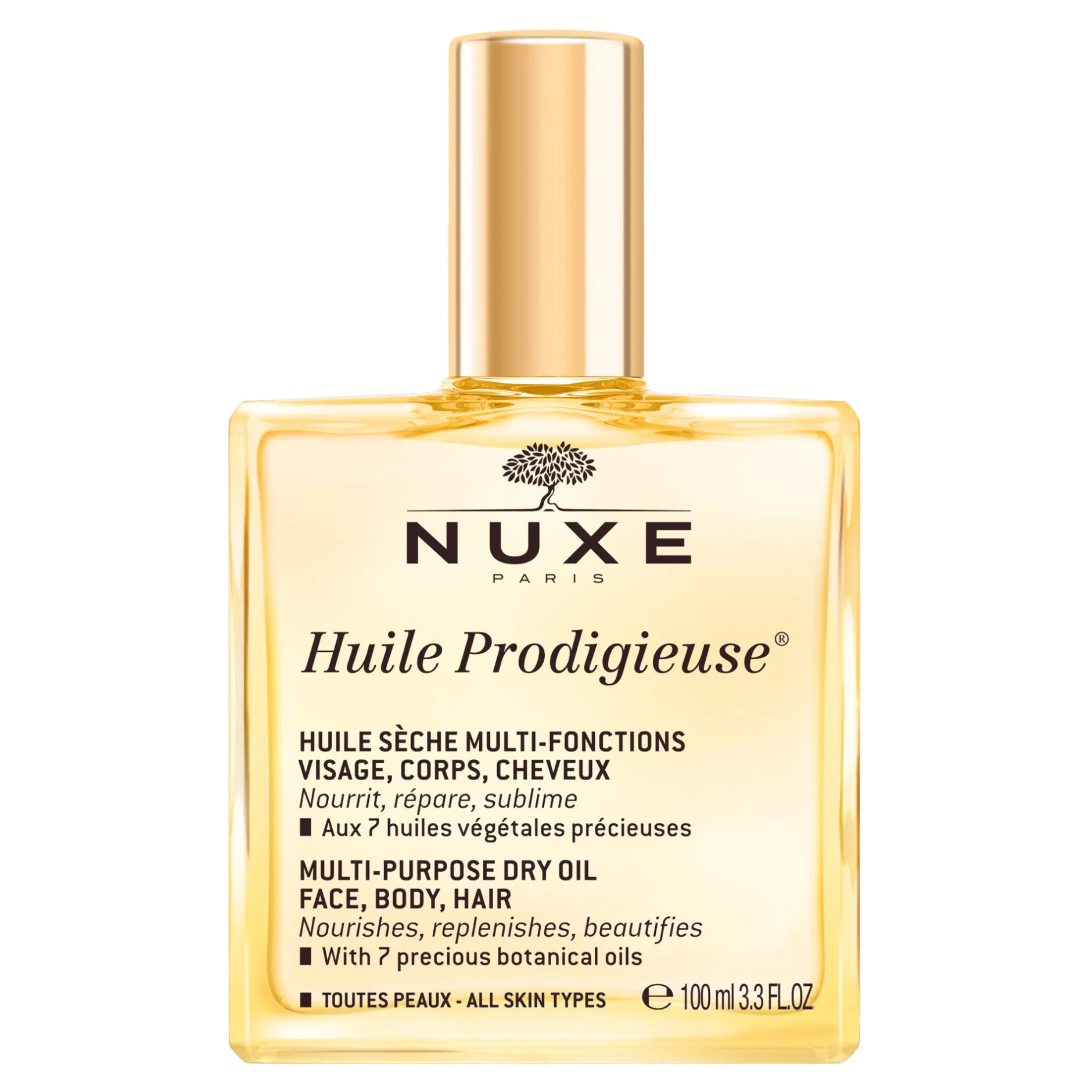 NUXE Haaröl | Körperöl*Huile Prodigieuse® 100ml - Trockenöl Gesicht, Körper, Haare