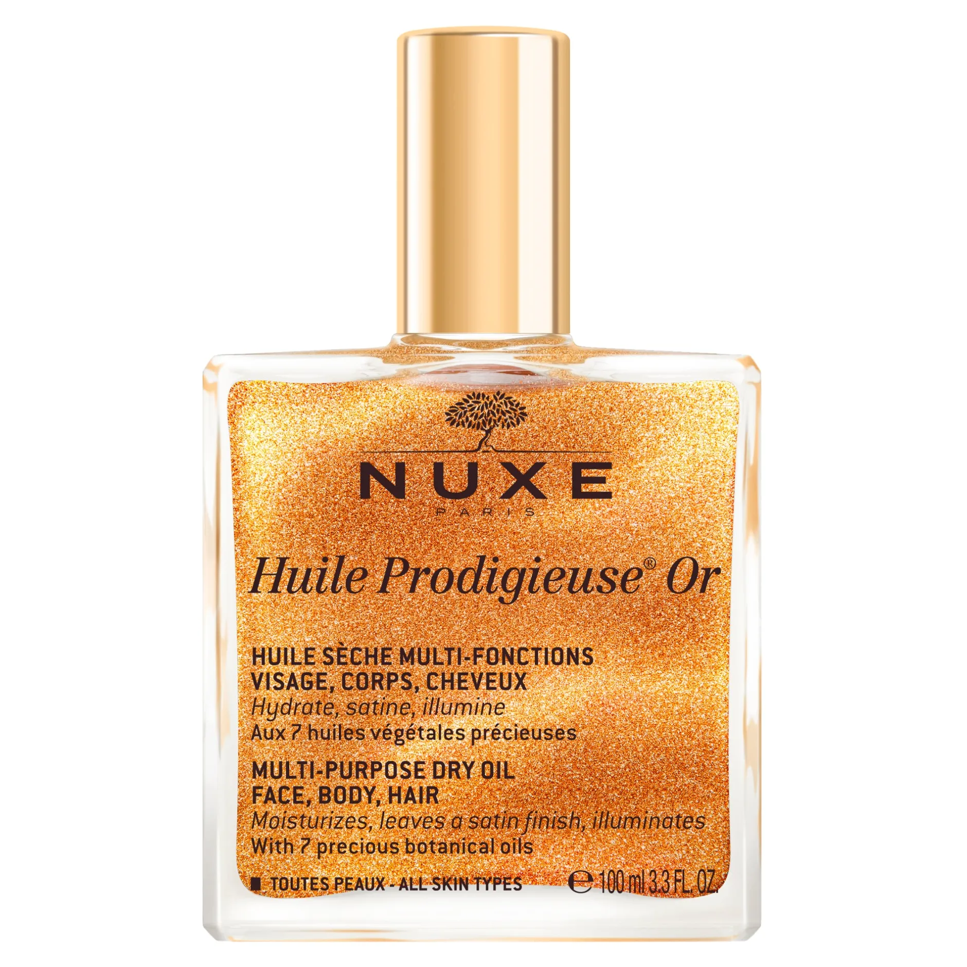 NUXE Haaröl | Körperöl*Huile Prodigieuse® Or 100ml - Trockenöl Gesicht, Körper, Haare