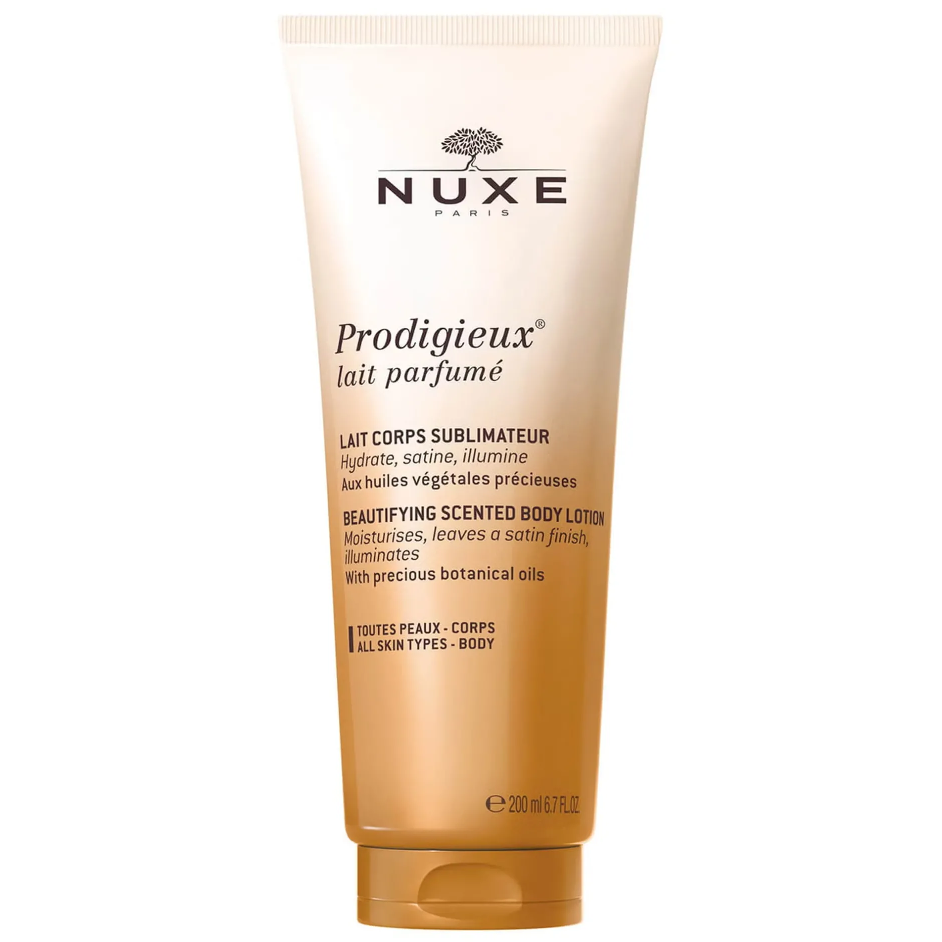 NUXE Körpercreme*Prodigieux® PARFÜMIERTE HAUTVERFEINERNDE KÖRPERMILCH 200ml